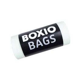 BOXIO - Bags, 25 Bio Bin Liners for Camping Toilet, Compostable Bags for Dry Toilet, 10L Toilet Bag, Blackout, Green