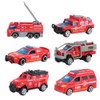 6pcs 1:64 Engineering Car Model Alloy Simulation Vehicle Car Model