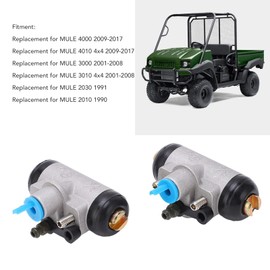 Rear Brake Wheel Cylinders 2PCS Rear Wheel Brake Cylinder Set 43092‑1053 for Mule 4010 4x4 SE 2016‑2017