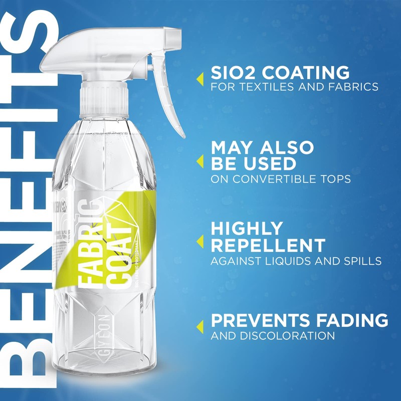 GYEON Q² FabricCoat 120ml Hydrophobic Fabric Protectant