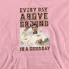 Trevco Scarface Above Ground Unisex Adult Pull-Over Hoodie, Pink, 3X-Large