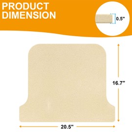 Cordierite Stone Baking Board Replacement for Ooni Koda 16 Gas Pizza Oven, Pizza Stone for Ooni Pizza Oven, Pizza Baking Board Replacement for Ooni Koda 16, Ceramic Baking Stone Accessories