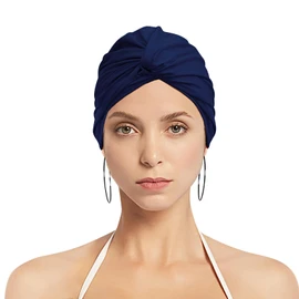 Swim Cap, Swimming Cap, Stylish, Women's Turban, Swimming Cap, Large, Loose, Compatible with Long Hair, Swim Hat, Torsion Gather, Swim Hat, Quick Drying, Breathable, Comfortable, For Pools, Hot