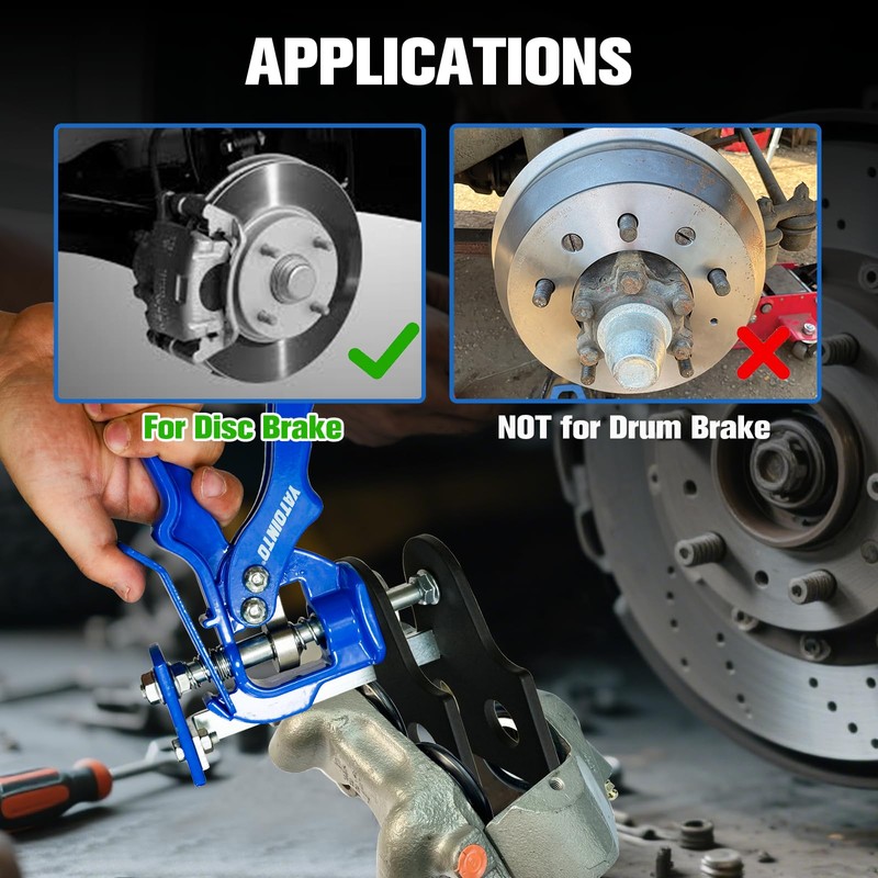 YATOINTO 29100 Brake Caliper Compression Tool,Heavy Duty Caliper Piston Compressor