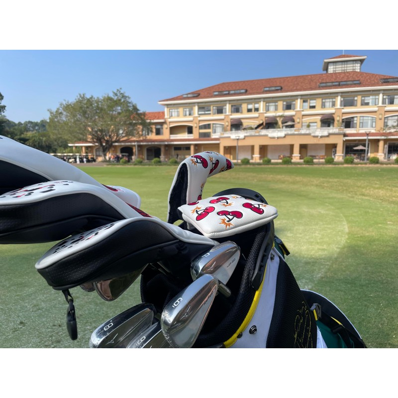 Studio Crafted Golf Cherry Bombs Mallet Putter Cover Magnetic Golf