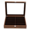 WANLECY Wooden Sunglasses Organizer for Men Women, Multiple Eyeglasses Eyewear