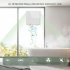 Exhaust Fan Wall Mounted Bathroom 4 Inch with Remote Control
