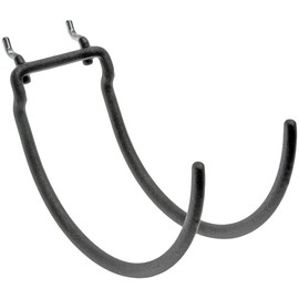 Dorman Hardware 4-9835 Coated Curved Cord & Hose Hook for 1/4" Pegboard, Black
