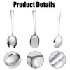 3 Pcs Serving Spoon, Serving Spoons Large,Communal Spoonutility Shovelsmall Serving