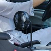Car Fan Powerful Low Noise 3 Speeds Adjustable Portable USB