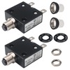 Thermal Circuit Breaker 20 Amps, Push Button Manual Reset Circuit