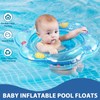 Baby Swimming Float, Inflatable Baby Swimming Ring with Safety Seat,