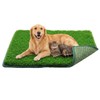 Pawhoo 1.2'' Thick Woven Fake Grass Mat for Dog, Glue-Free
