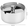 High grade Stainless Steel Wind proof Round Revolving Ashtray with