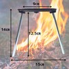 Compact Bonfire Stand, Fire Disc Compatible, Cooker Stand, Mini Trivet,