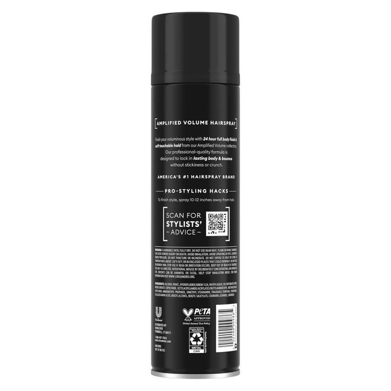 TRESemmé Total Volume Hairspray for 24-Hour Frizz Control with Pro