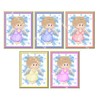 Praying Christmas Angel Pastel Card Making Toppers Craft Topper Embellishments