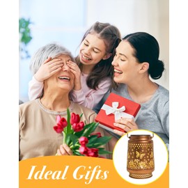 Butterfly Solar Lanterns Outdoor Waterproof, Garden Decor Birthday Gifts for Women Mom Grandma Sister, Metal Hanging Solar Lights Outside Decorative for Yard Patio Backyard Deck Porch Decorations