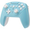 【連射/背面ボタン搭載 】CYBER ・ ジャイロコントローラー 無線タイプ ( SWITCH 用) ライトブルー ×