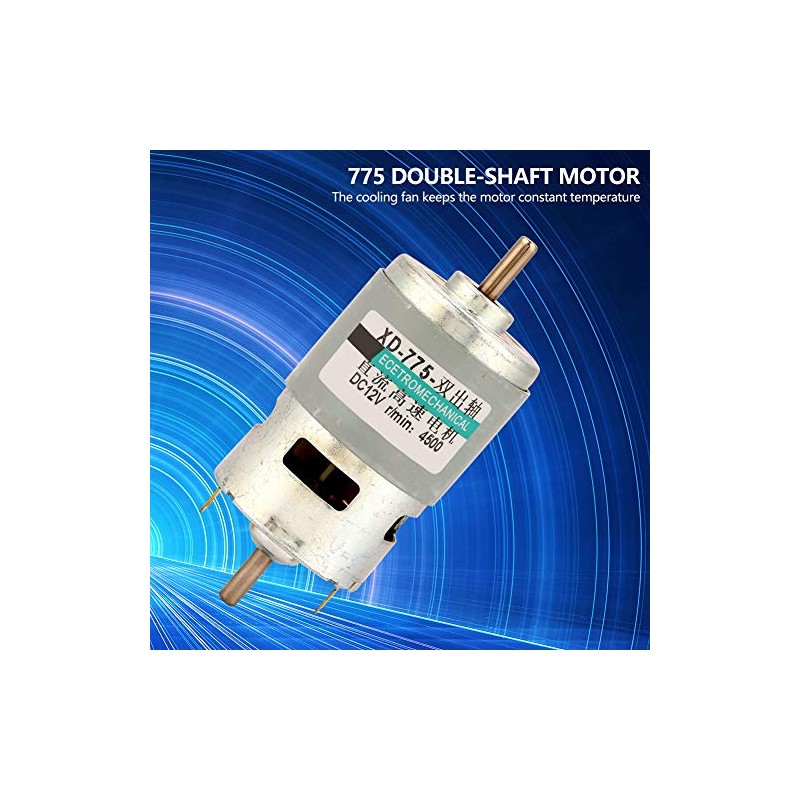 DC24V 12V 775 Motor 50W High Performance Double Shaft DC