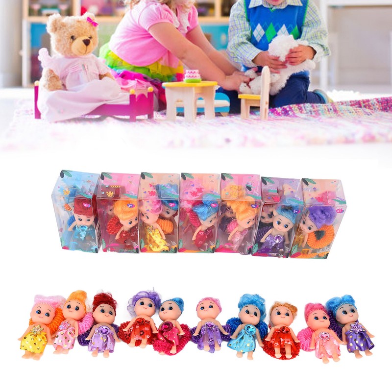 24pcs Mini Doll Children Kid Exquisite Unique Girl Doll with