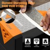 Extra Large Diamond Sharpening Stone Set 3 Side Grit 400/600/1000