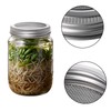 4 Pack Mesh Strainer Jar Stainless Steel Sprouting Jars Mason