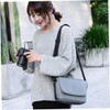 SHOWERORO Portable Camera Bag Travel DSLR Storage Pouch Crossbody Shoulder