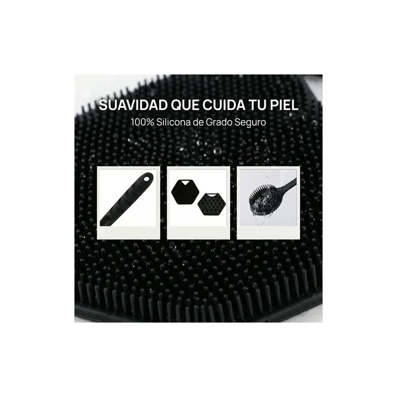 4pzs Cepillo Corporal Exfoliante Cuerpo Piel Circulacion Kit
