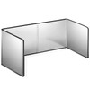 MMUK 4 Sided Splatter Guard for Frying Stove Top Stainless