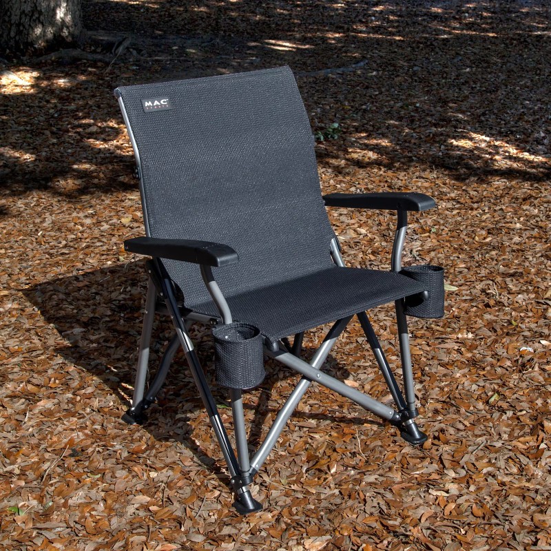 Mac Sports Heavy Duty Folding Portable Camp Chair, Aluminum, 375