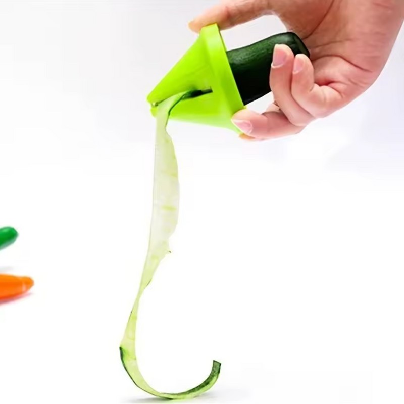 Multifunctional Spiral Vegetable Slicer & Manual Rotating Grater Peeler