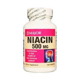 Major NIACIN 500MG TABLET 100CT MAJOR