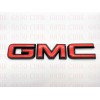 Auto Front & Rear GMC Red Black OVERLAY Emblem Badge
