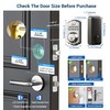 Veise Fingerprint Door Lock, Keyless Entry, Auto Lock, Electronic Keypad