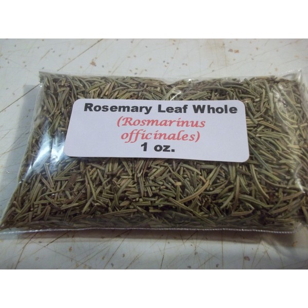 Rosemary 1 oz.  Rosemary Leaf Whole (Rosmarinus officinales)