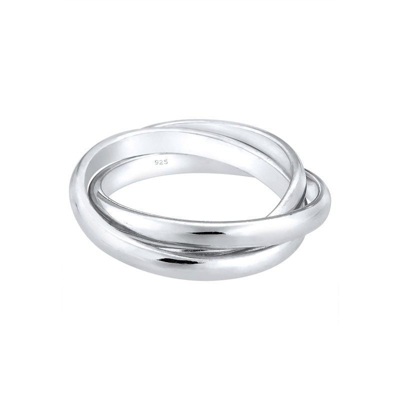 Elli 0608150513 Women's Ring 925 Sterling Silver 58 silver