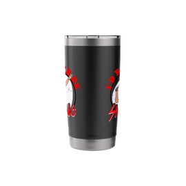I'd Rather Be Smashing Badminton Player Stainless Steel Insulated Tumbler