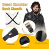 Sword Holder Back Leather Sword Sheath, Medieval Sword Shoulder Back