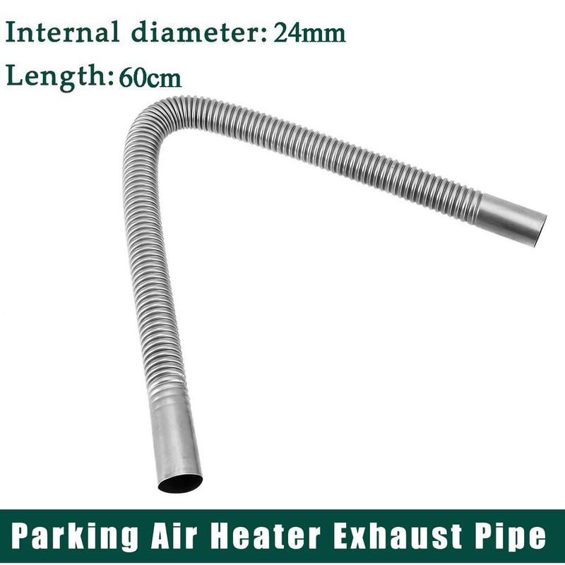 24mm Exhaust Pipe Silencer Muffler with Clamp Bracket for Webasto