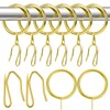 KAHIT 30 Pack Curtain Hooks for Drapes and 30 Pack