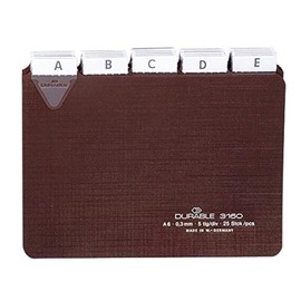 Durable 316011 Header Cards Pack of 25 A6 Landscape