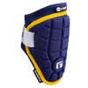 G-Form Elite Speed Batter's Baseball Elbow Guard - Elbow Pad with Adjustable Straps - Navy/Yellow, Adult L/XL