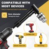 Gueenky 90 Degree Angle Drill Attachment with Keyless Chuck 1-10