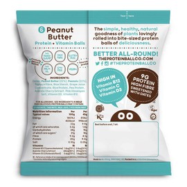 PROTEIN BALL CO Peanut Butter Protein + Vitamin Balls