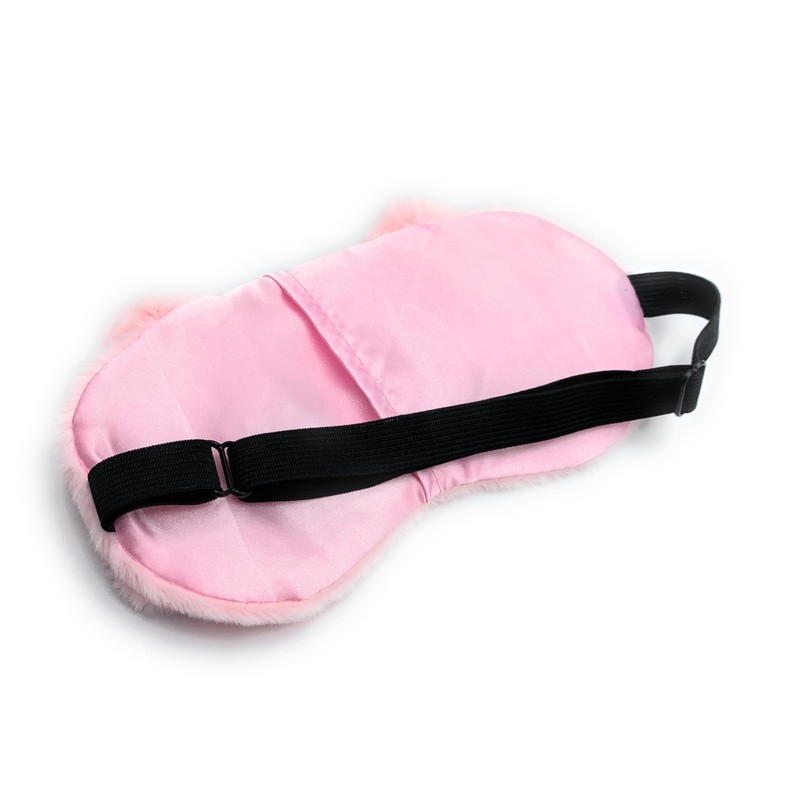 Cute Animal Eye Masks, Soft Plush Fluffy Sleeping Eye Cover,