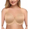 Exclare Women's Full Coverage Plus Size Underwire Multiway Strapless Comfortable