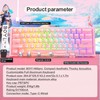 BOYI H60Pro Magnetic Switch Gaming Keyboard,60% Hollow Aluminum Hall Effect