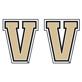 Vanderbilt Decal (REF V 2-Pack Decal (2''), 2 in)