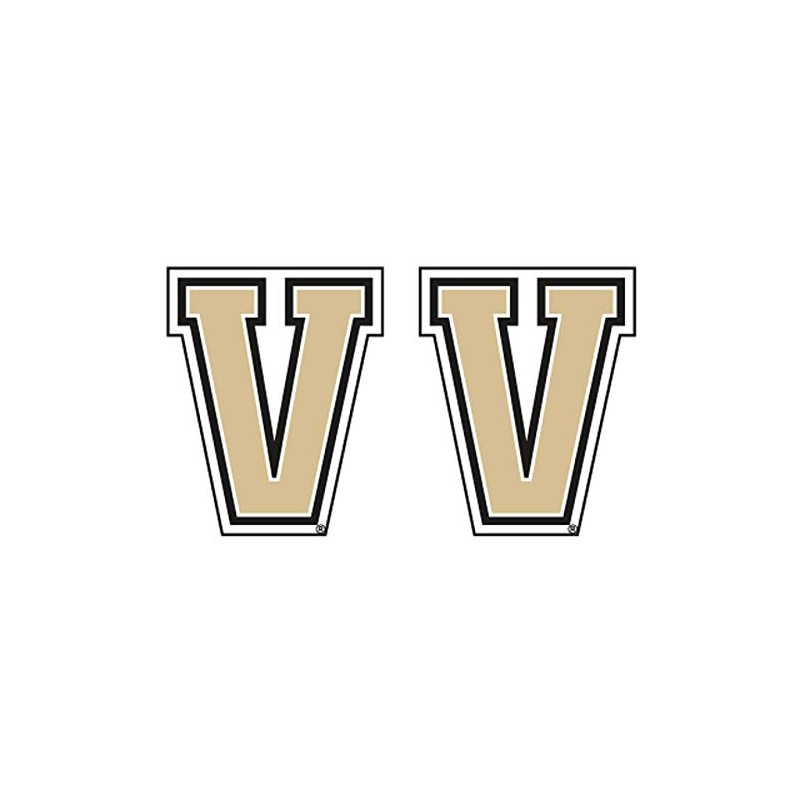 Vanderbilt Decal (REF V 2-Pack Decal (2''), 2 in)